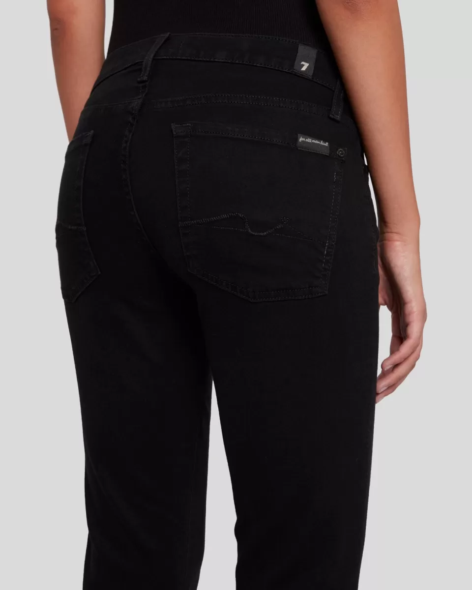 Women 7 For All Mankind B(air) Original Bootcut in Rinsed Black