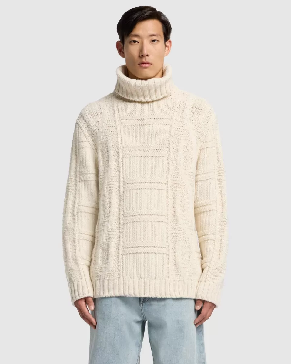 7 For All Mankind Cableknit Turtleneck in