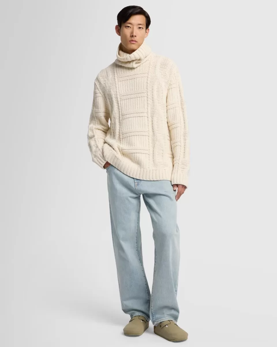 7 For All Mankind Cableknit Turtleneck in