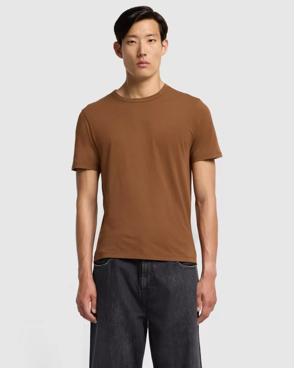 7 For All Mankind Featherweight Tee in Nutshell