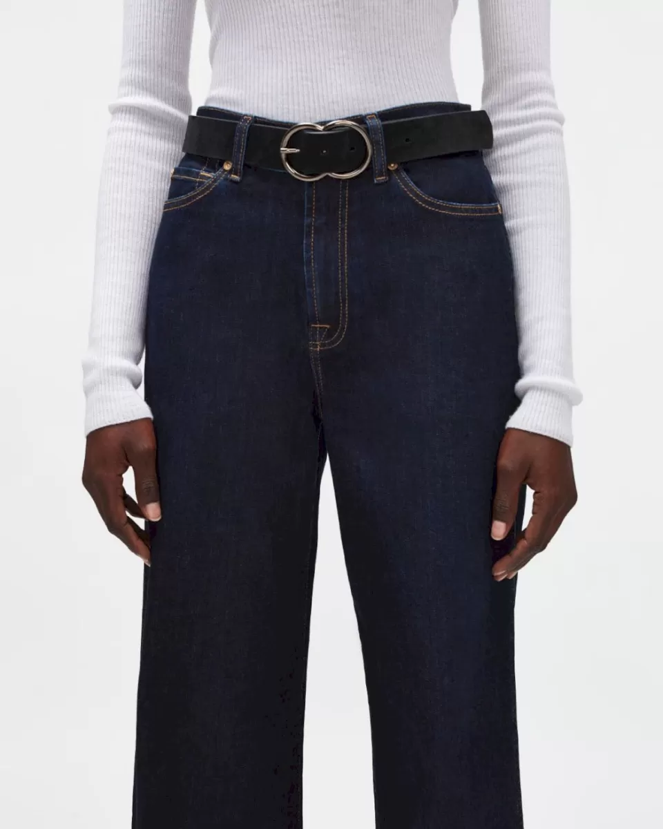 Women 7 For All Mankind Infinity Suede Belt in