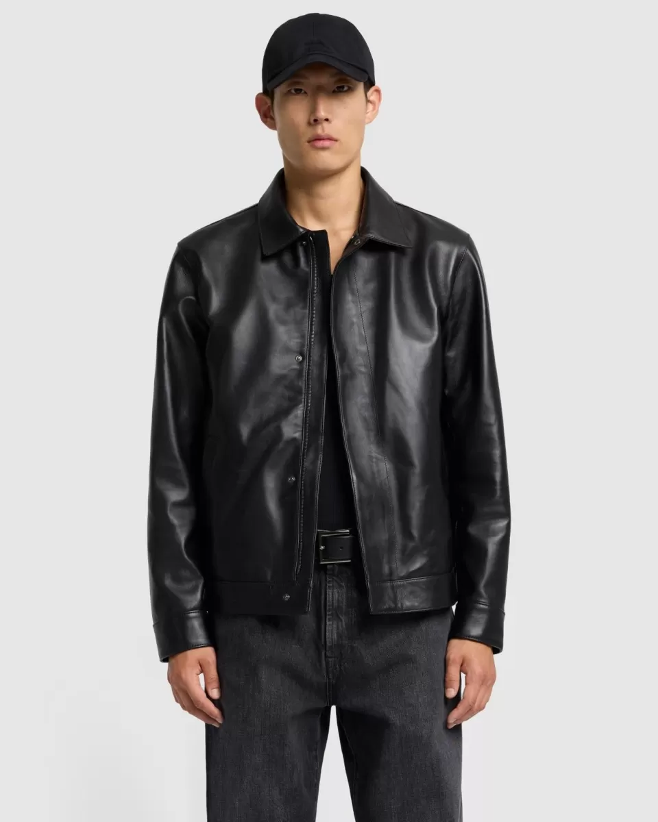 7 For All Mankind Leather Jacket in