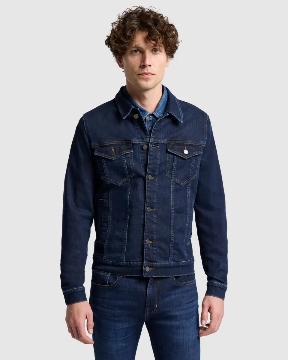 7 For All Mankind Luxe Performance Perfect Trucker Jacket in