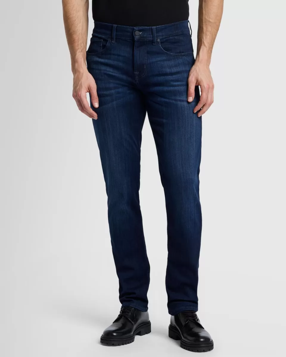 7 For All Mankind Luxe Performance Plus Slimmy in Deep Blue