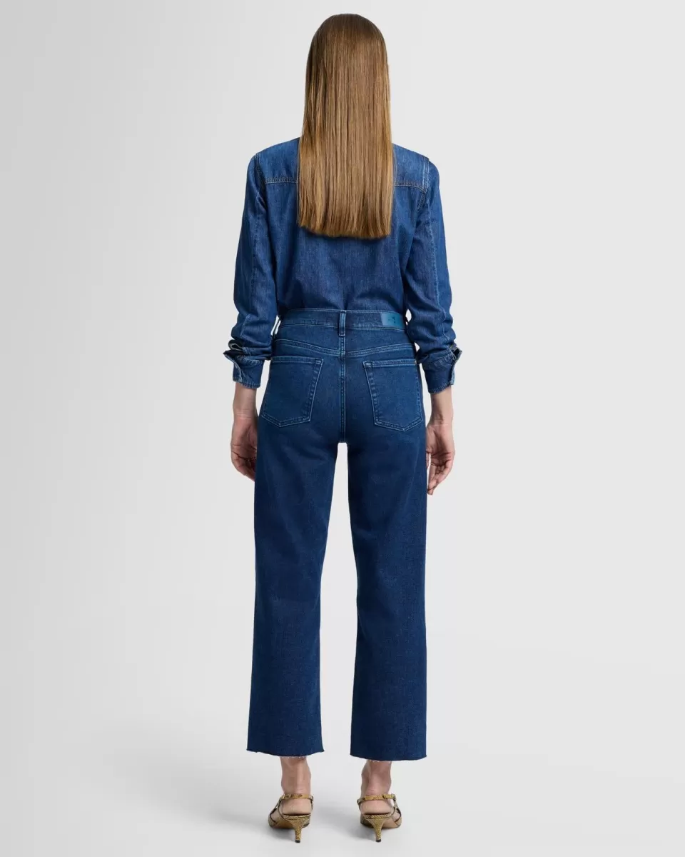 Women 7 For All Mankind Luxe Vintage Cropped Alexa in Paradise Cove