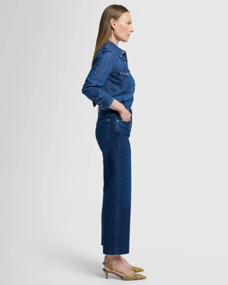 Women 7 For All Mankind Luxe Vintage Cropped Alexa in Paradise Cove