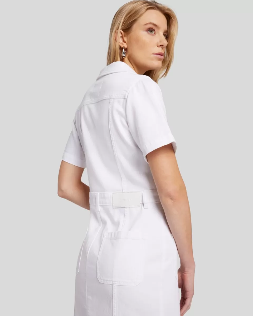 Women 7 For All Mankind Luxe Vintage Patch Pocket Dress in Love Again