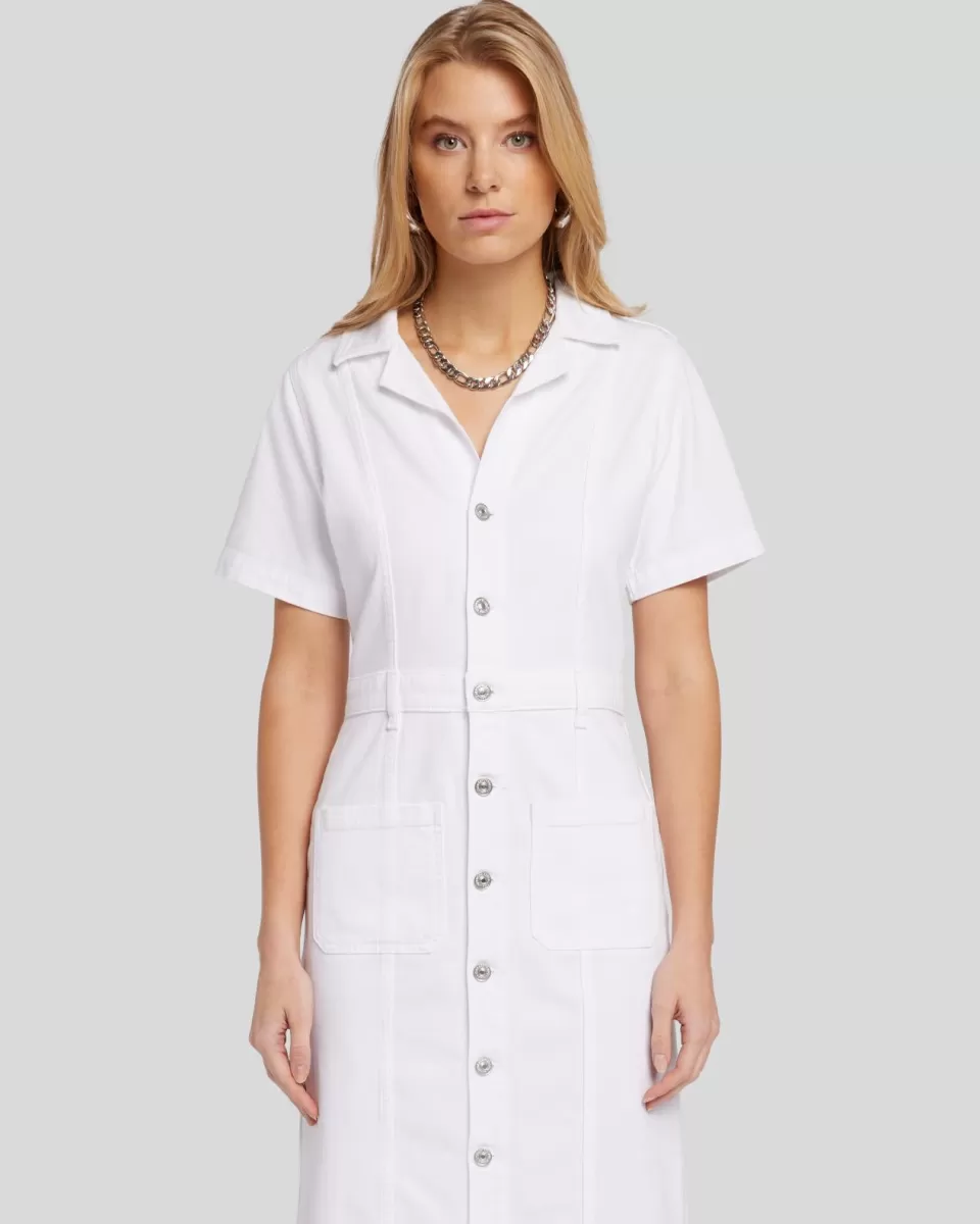 Women 7 For All Mankind Luxe Vintage Patch Pocket Dress in Love Again
