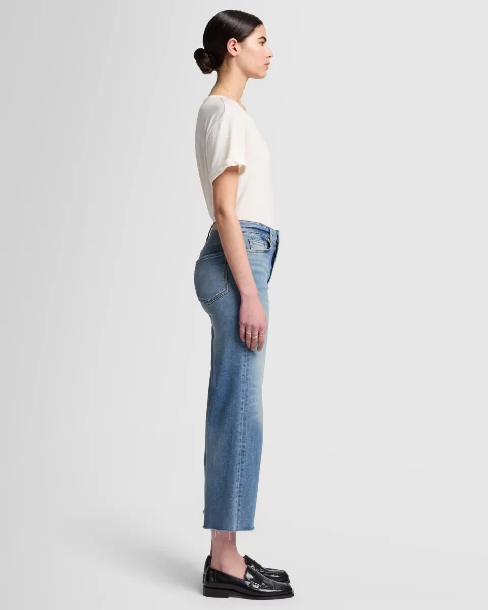 Women 7 For All Mankind Luxe Vintage Ultra High Rise Cropped Jo in