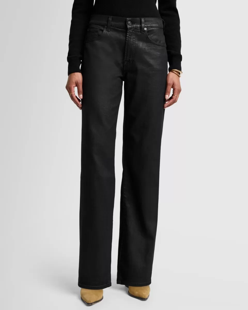 Women 7 For All Mankind MANKIND Coated Tess Trouser in