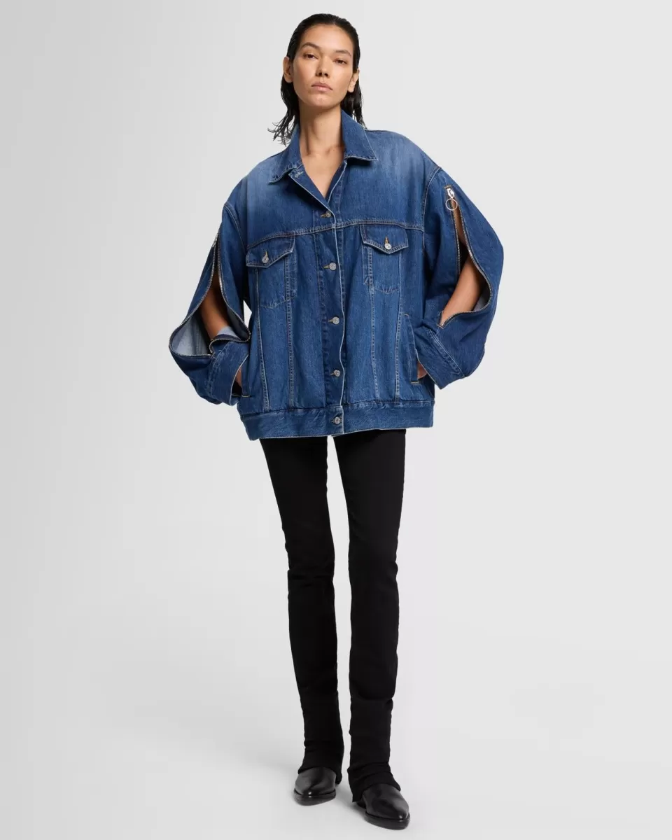 Women 7 For All Mankind MANKIND Oli Oversized Trucker in