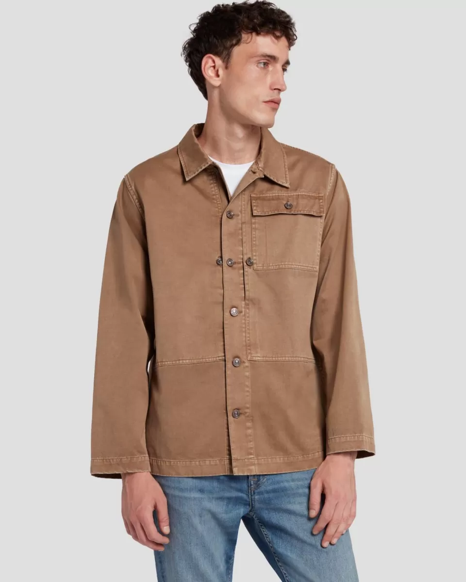 7 For All Mankind Military Overshirt in