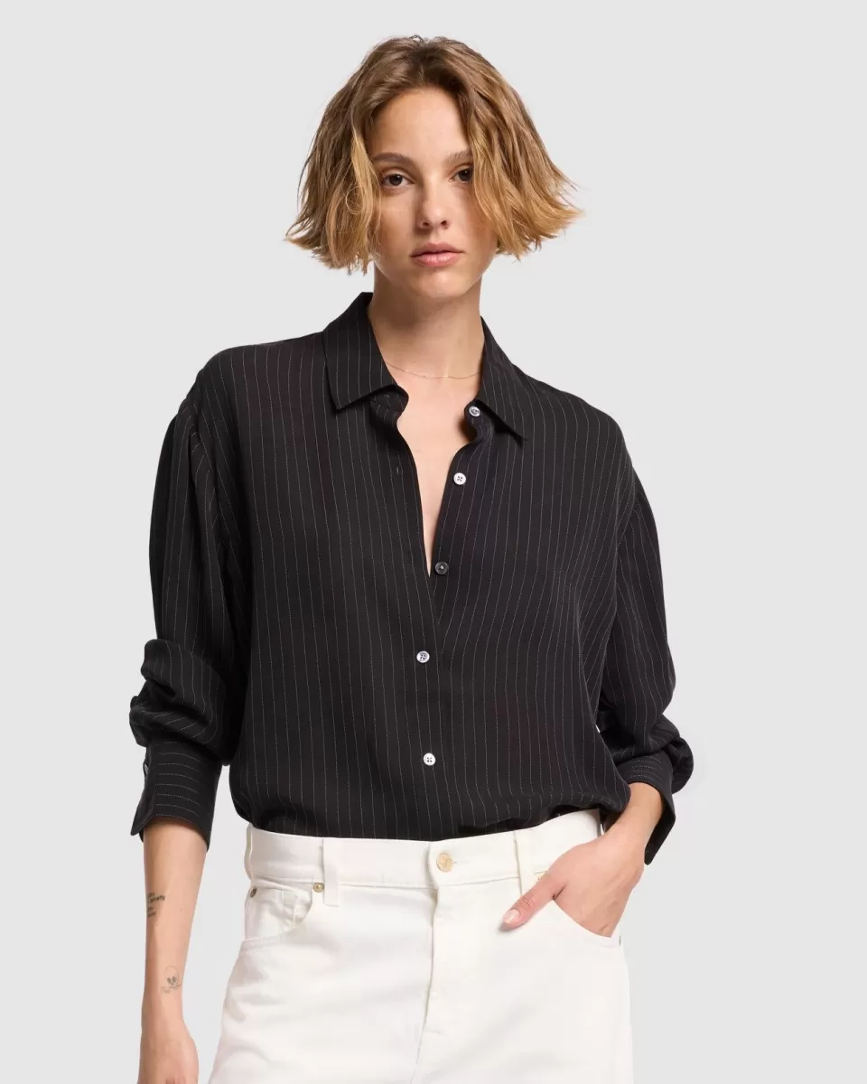 Women 7 For All Mankind Oversized Button Up in