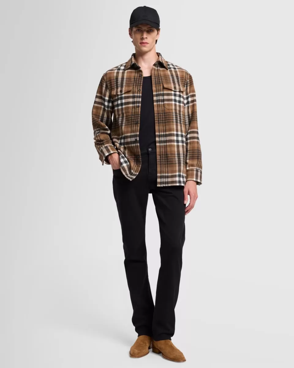 7 For All Mankind Plaid Flannel Overshirt in