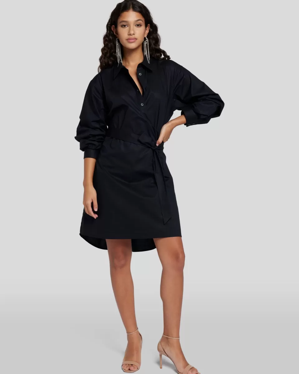 Women 7 For All Mankind Poplin Shirt Dress in