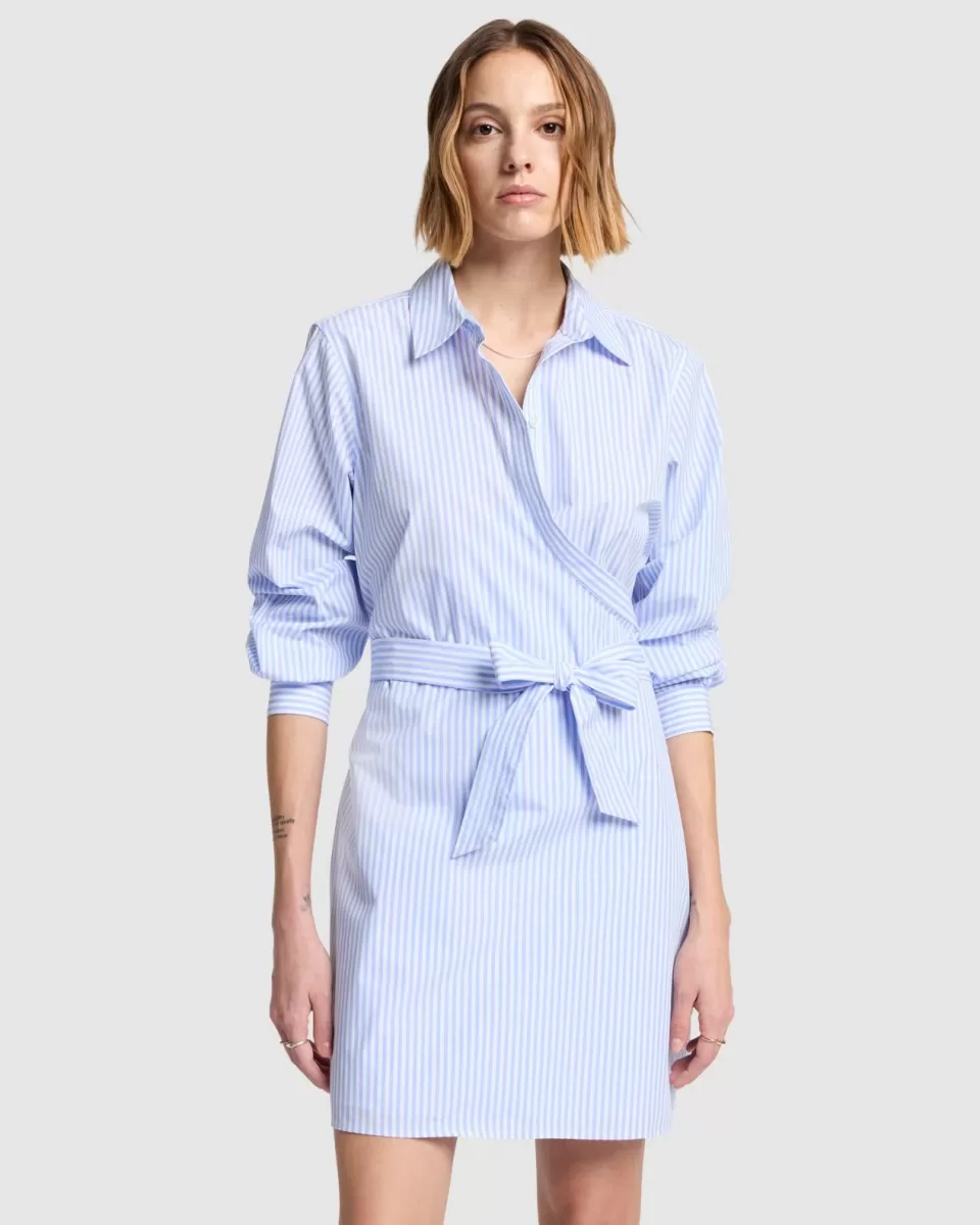 Women 7 For All Mankind Poplin Shirt Dress in