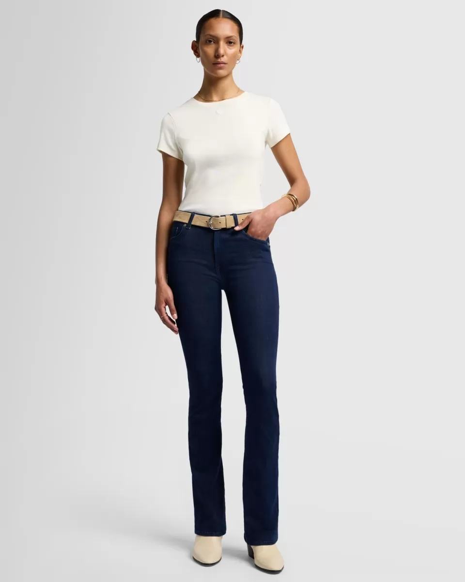 Women 7 For All Mankind Slim Illusion Bootcut in Star Dust