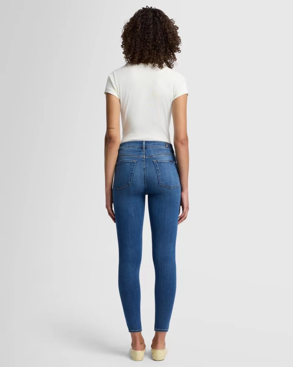 Women 7 For All Mankind Slim Illusion High Waist Ankle Skinny in Love Story
