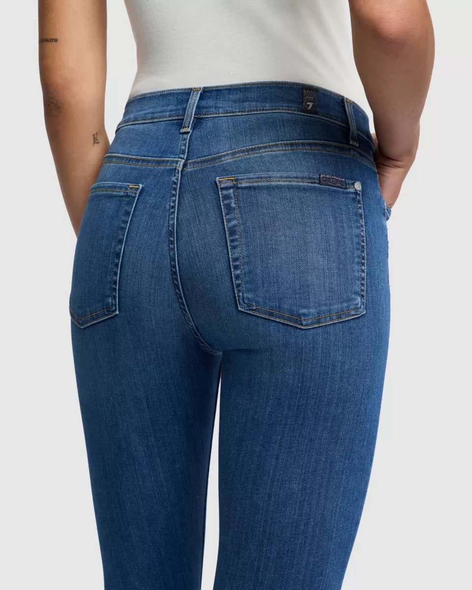 Women 7 For All Mankind Slim Illusion High Waist Ankle Skinny in Love Story