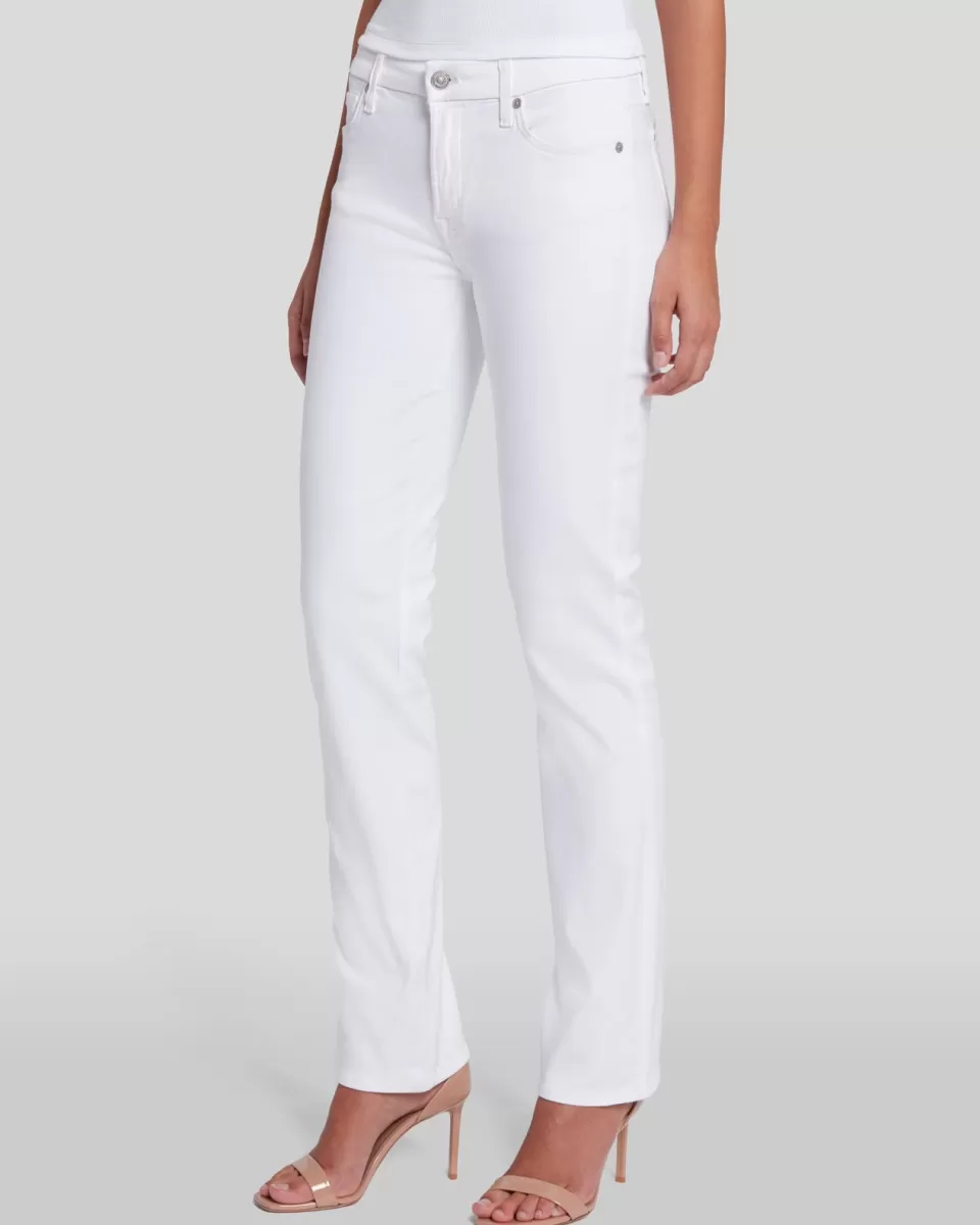 Women 7 For All Mankind Slim Illusion Kimmie Straight in Luxe White