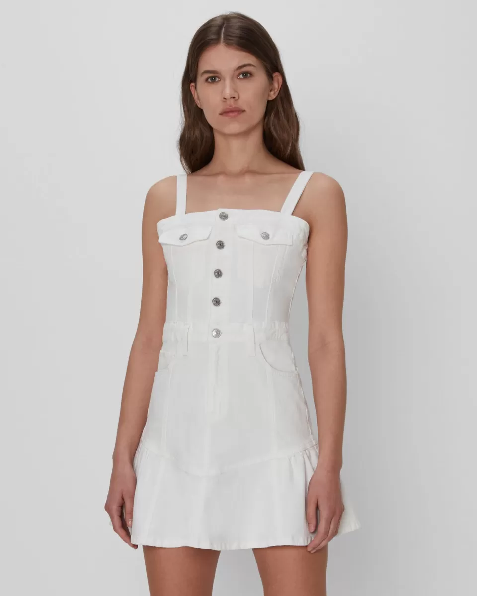 Women 7 For All Mankind Surplus Flounce Dress In