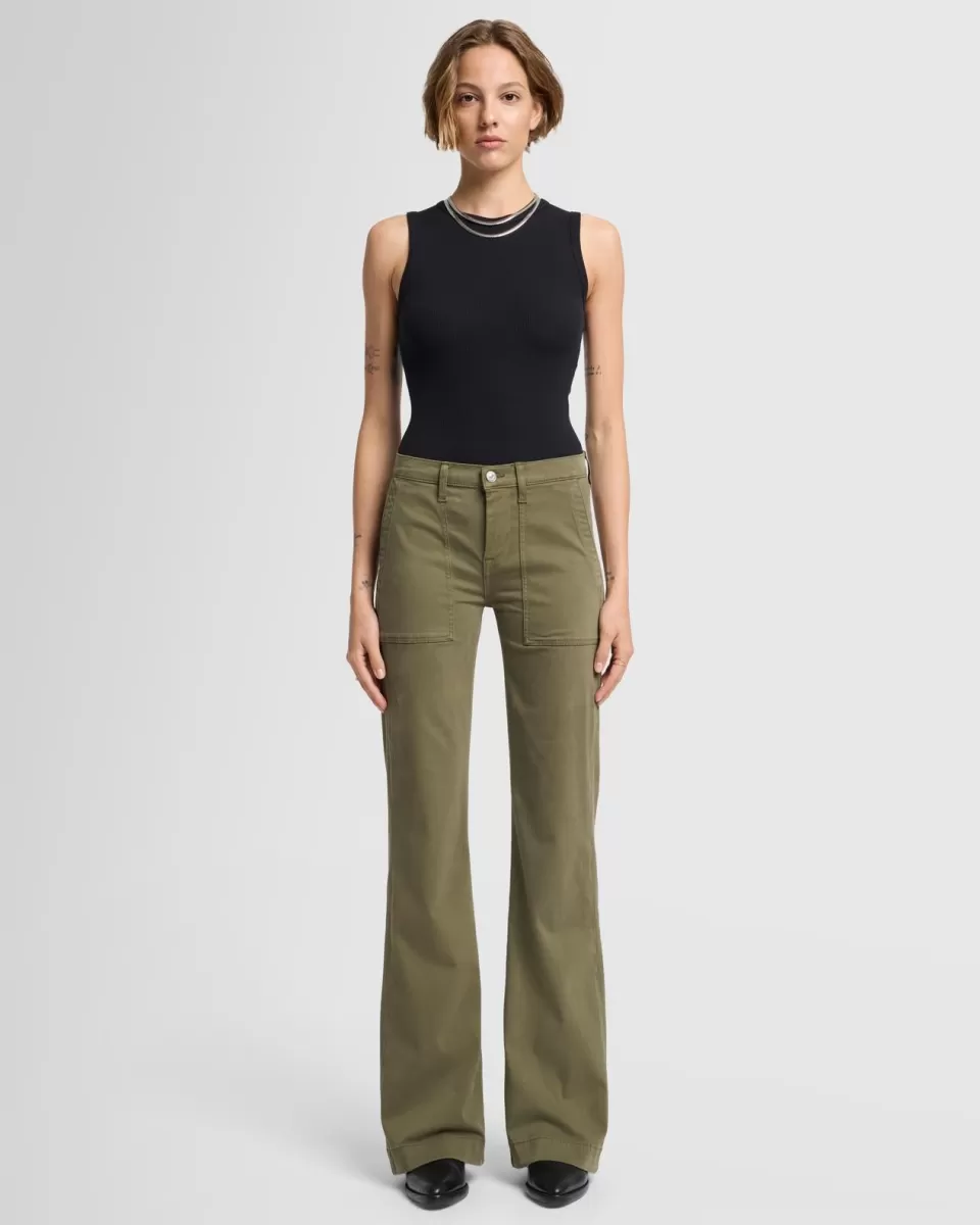 Women 7 For All Mankind Utility Dojo In Army