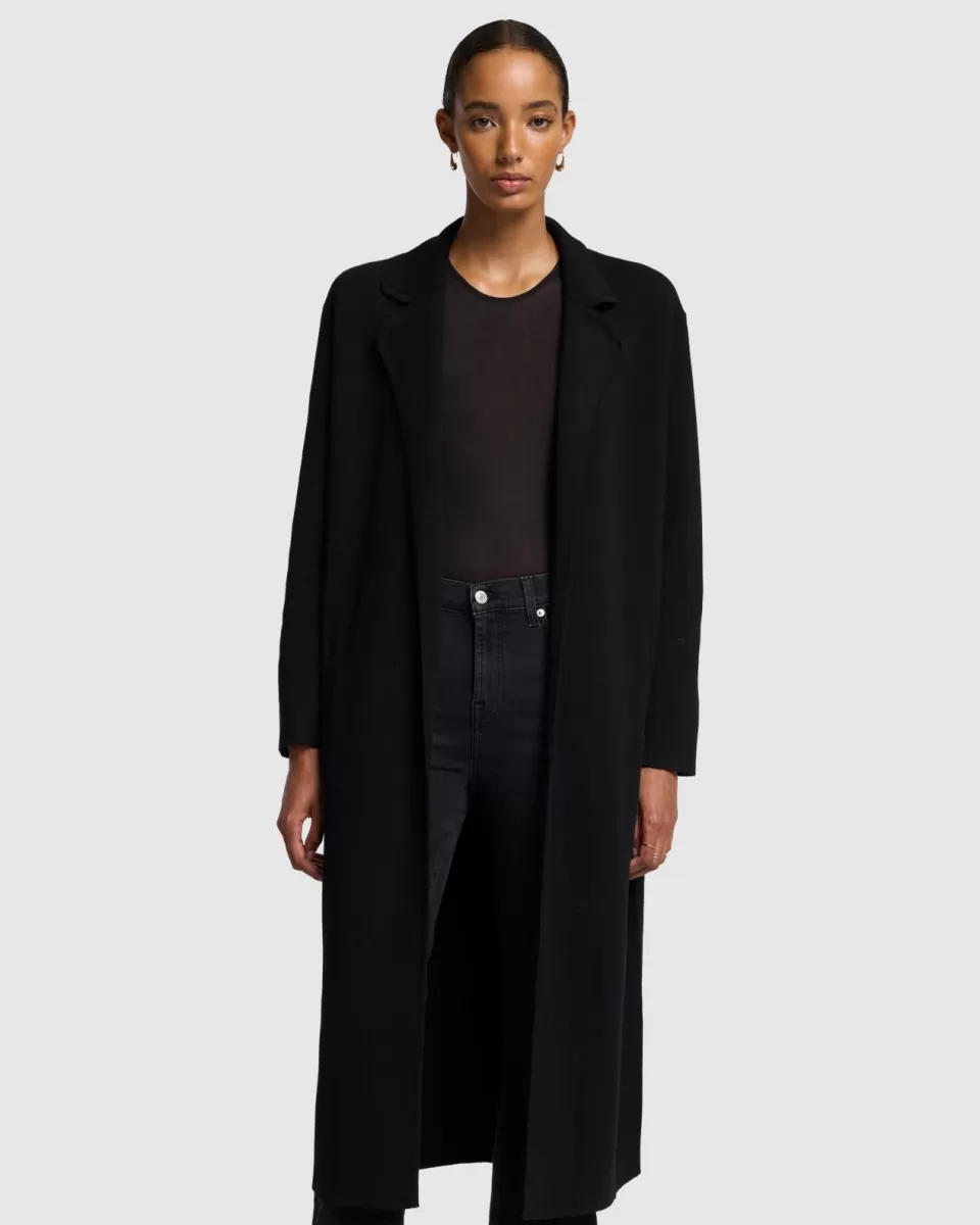 Women 7 For All Mankind Wool Overcoat