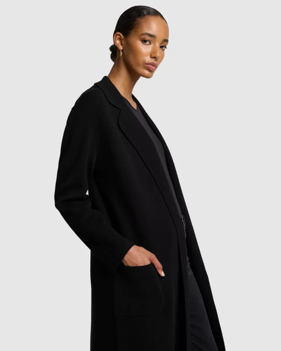 Women 7 For All Mankind Wool Overcoat